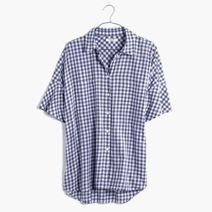 Madewell courier shirt in blue gingham